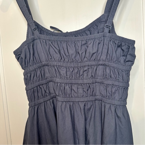 Aritzia Sunday Best Martine Poplin Midi Dress Blue Grey Midi Dress - Picture 9 of 16